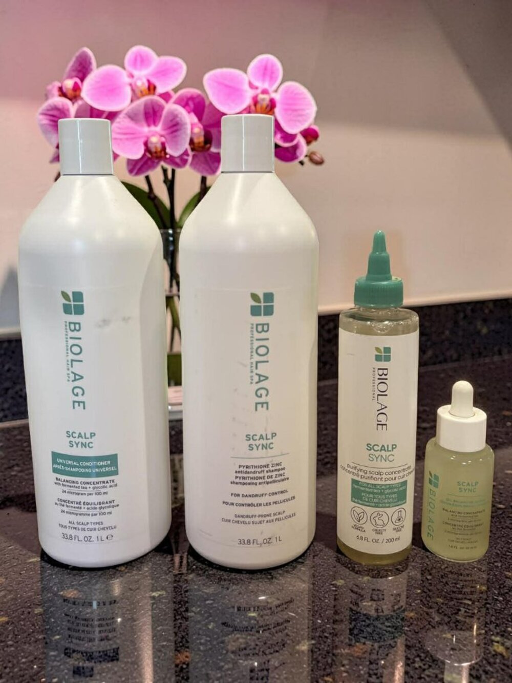 Biolage Scalp Sync Conditioner Antidandruff Shampoo  Scalp Concentrate Oil Serum